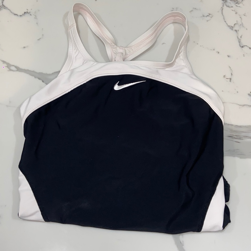 Nike black one piece  bathing suit size women US 6 swim wear